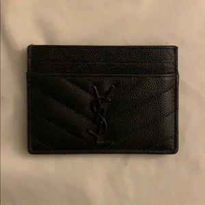 Saint Laurent CARDCASE GRAIN EMBOSSED LEATHER
